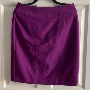 Purple Pencil Skirt